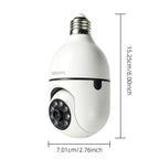CAMARA ROSCA EDISON IC360 WiFi IC-360 con Visión 360° | Visión Nocturna | Compatible con Alexa y Google