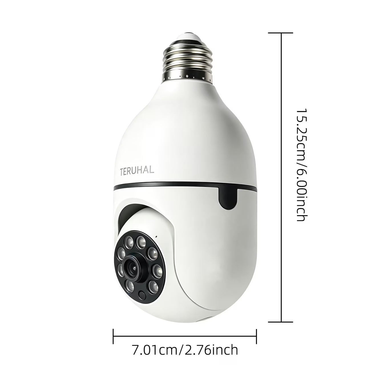 CAMARA ROSCA EDISON IC360 WiFi IC-360 con Visión 360° | Visión Nocturna | Compatible con Alexa y Google